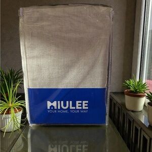 MIULEE Natural White Curtain